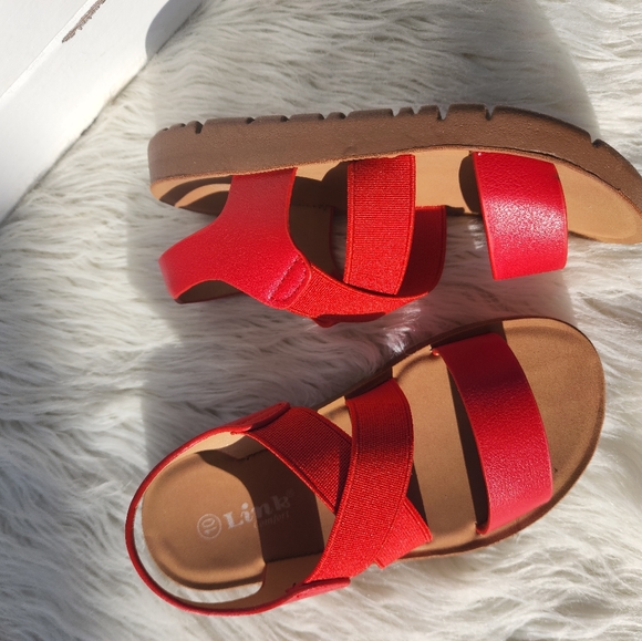 Red Toddler Sandals - Picture 2 of 2